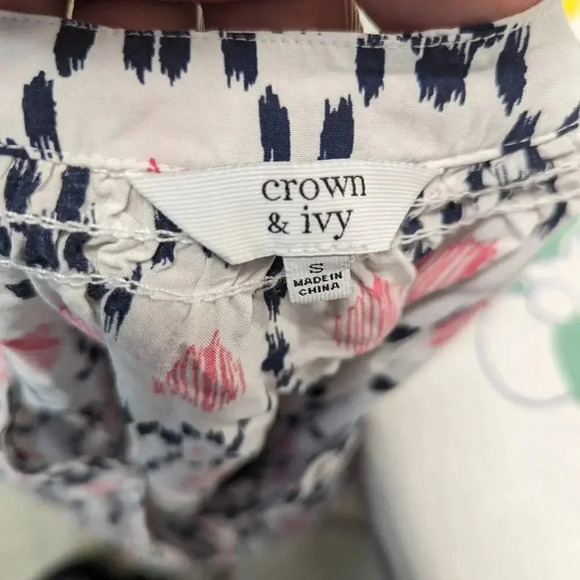 Crown & Ivy Boho Shirt / Small - Picture 3 of 3